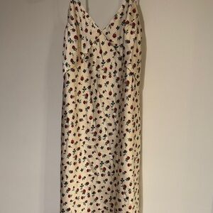 Floral Print Spaghetti Strap Dress